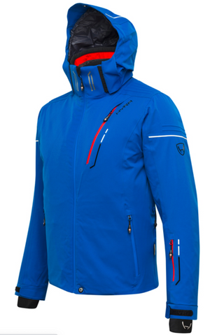 rent blue, high quality ski jacket 