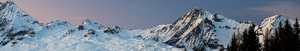 Gebirge Tirol Winter Schnee Skigebiet Österreich