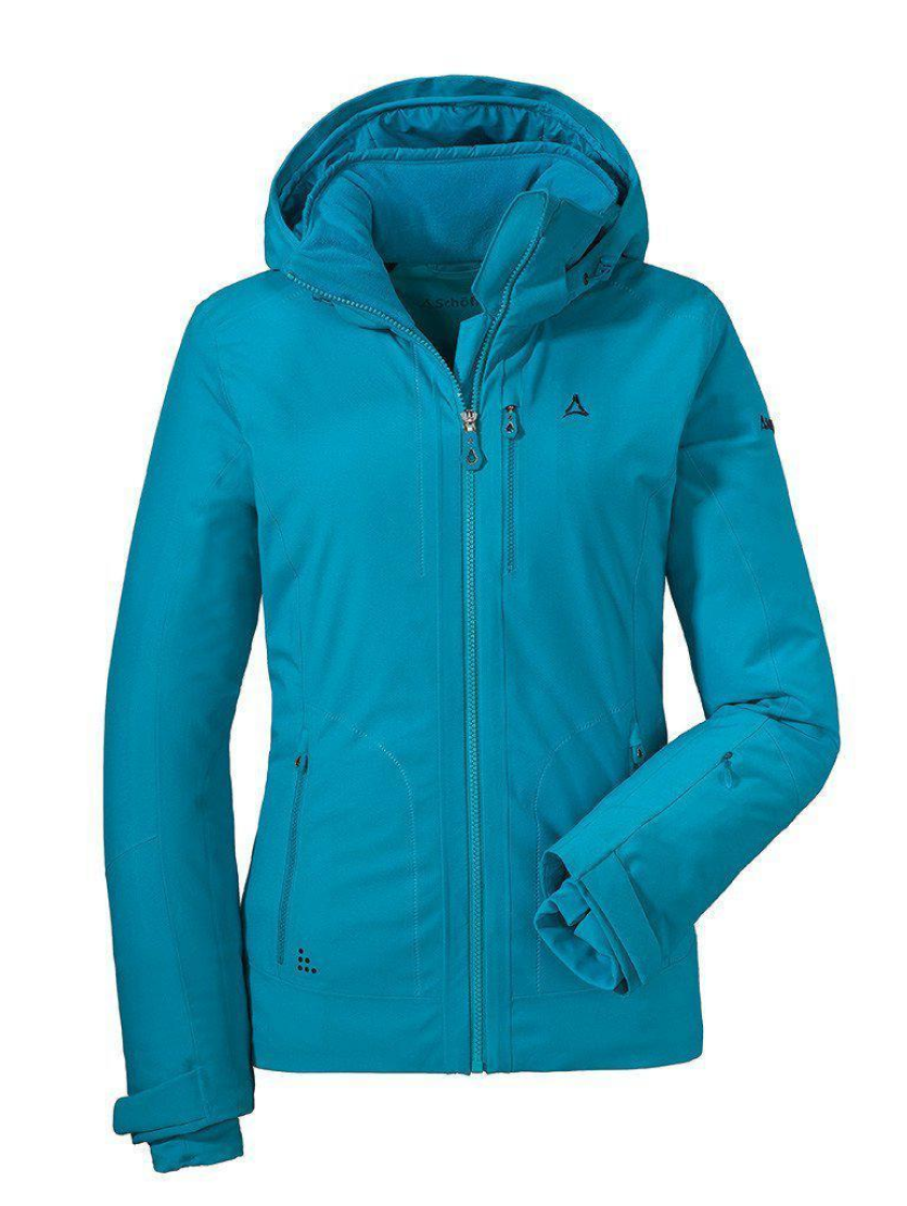 Women s Ski Jacket Schoeffel KEYSTONE in Turquoise Online Ski Rental