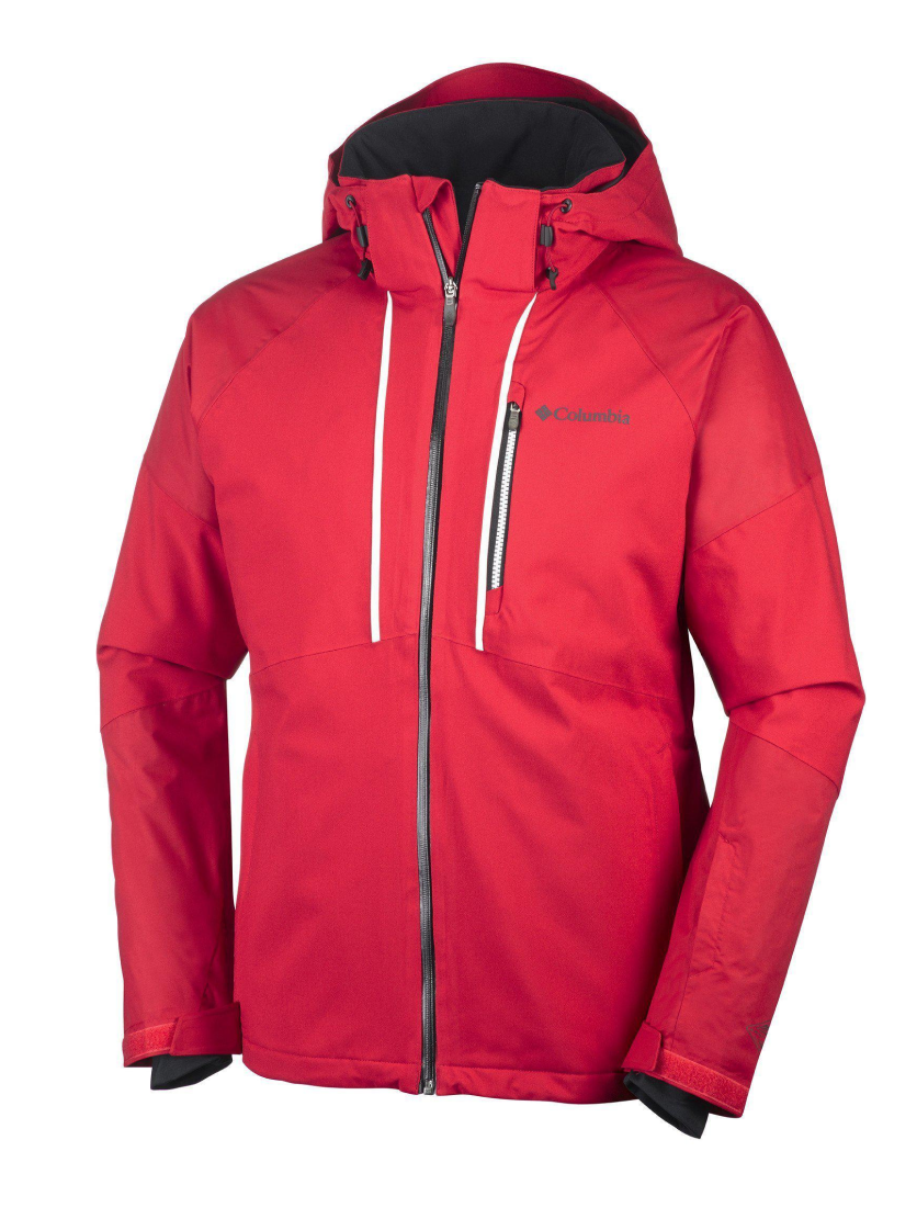 Columbia red hot sale ski jacket
