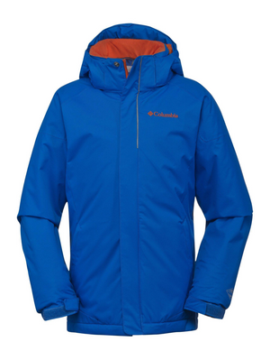  Jungen Skijacke Columbia TWIST TIP Online Verleih , blau/orange, Skibekleidung mieten Österreich; Ski Jacket Columbia Rent 